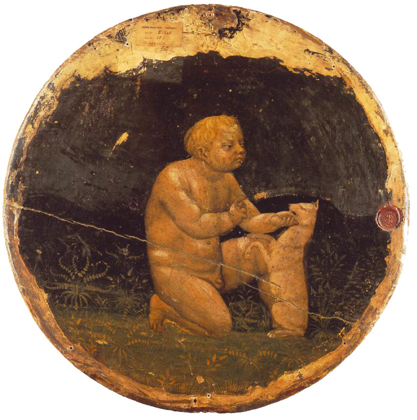plate of nativity reverse side